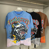 Godspeed T Shirts Flame Border Wild Canine Street Art