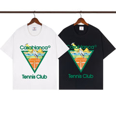 Casablanca T SHIRTS High-quality pure cotton streetwear
