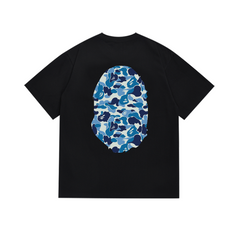 Bathing Shark print T Shirts