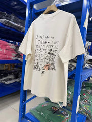 Paly Hollywood T Shirts Heavyweight high-quality pure cotton streetwear