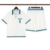 Casablanca Beach Shirt & Shorts Set Casual Summer Vacation/Travel Wear (Sold Separately)