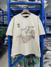 Paly Hollywood T Shirts Heavyweight high-quality pure cotton streetwear