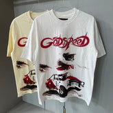 Godspeed T Shirts Offroad Race Car Distressed Streetwear Top