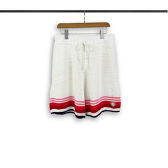 Casablanca knitted short-sleeved sweater Color Block Striped Knit Co-ord Set
