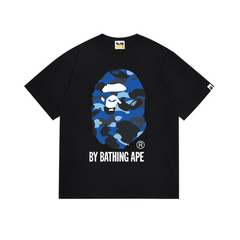Bathing Shark print T Shirts