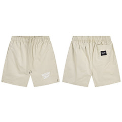 Gallery Dept Denim Shorts Casual Pure Cotton Shorts with Basic Letter Logo Print – Loose-Fit Summer Knee-Length Shorts