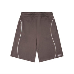 CORTEIZ Shorts Black Loose Fit Sporty Piping Track Shorts – Streetwear Edition