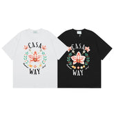 Casablanca T SHIRTS High-quality pure cotton streetwear