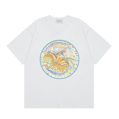 Casablanca T SHIRTS High-quality pure cotton streetwear