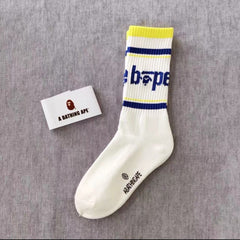 Bathing Shark print Socks ape head socks men and women medium tube towel bottom outdoor actual combat elite training sports basketball socks