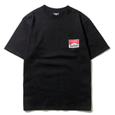 Mens T-shirt Vintage American-style Loose-fit patch-pocket Rattlesnake