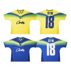 CORTEIZ T-shirt Blokecore RTW 18 Retro Football Graphic Jersey
