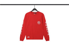 CHH Chrome Heart Long Sleeve Shirt Unisex Fashion Loose Long Sleeve Shirt