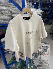 Paly Hollywood T Shirts Heavyweight high-quality pure cotton streetwear