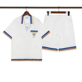 Casablanca Beach Shirt & Shorts Set Casual Summer Vacation/Travel Wear (Sold Separately)
