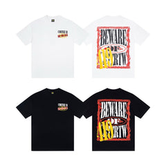 CORTEIZ T-shirt Y2K Front Mini Not For Sale Back Big Beware Of CRTW 419 Statement Printed Oversized Tee