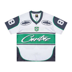 CORTEIZ T-shirt Y2K Blockcore Speed Star 88 Printed Oversized Mesh Jersey
