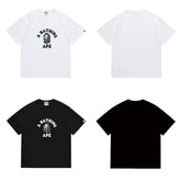 Bathing Shark print T Shirts High-quality 100% cotton streetwear