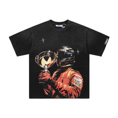DUAA T Shirts High-quality pure cotton trendy unisex heavyweight