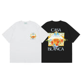 Casablanca T SHIRTS High-quality pure cotton streetwear