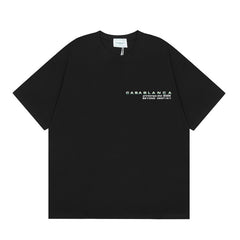 Casablanca T SHIRTS High-quality pure cotton streetwear