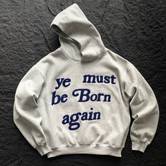 Unisex Vintage Hoodie CPFM01 Model # CPFM Ye Must Be Born Again
