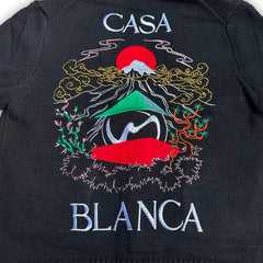 Casablanca knit sweater Green Piping Embroidered Knit Outerwear
