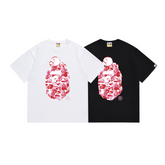 Bathing Shark print T Shirts