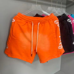 Godspeed Shorts Vertical Script Logo Elastic Waist Beach Shorts