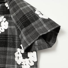 Denim Tears Shirt Kapok Plaid Short Sleeve Shirt