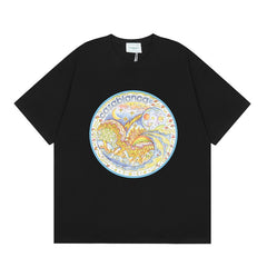 Casablanca T SHIRTS High-quality pure cotton streetwear