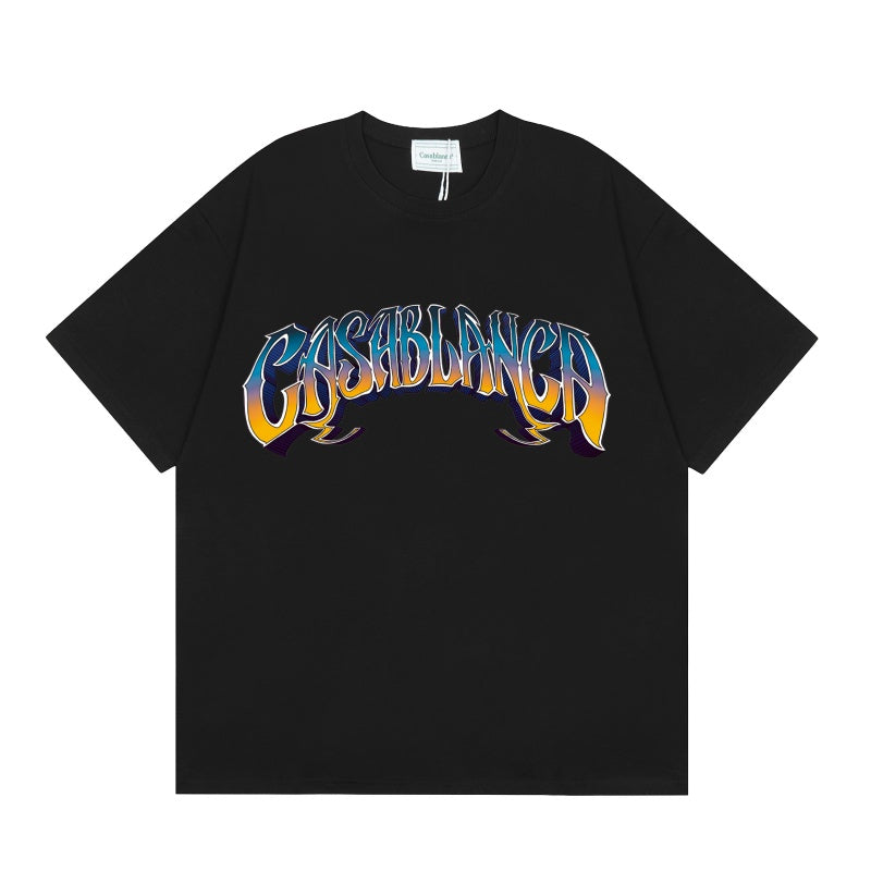 Casablanca T SHIRTS High-quality pure cotton streetwear