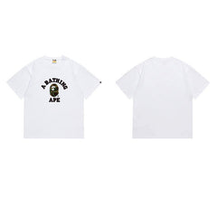 Bathing Shark print T Shirts High-quality 100% cotton streetwear