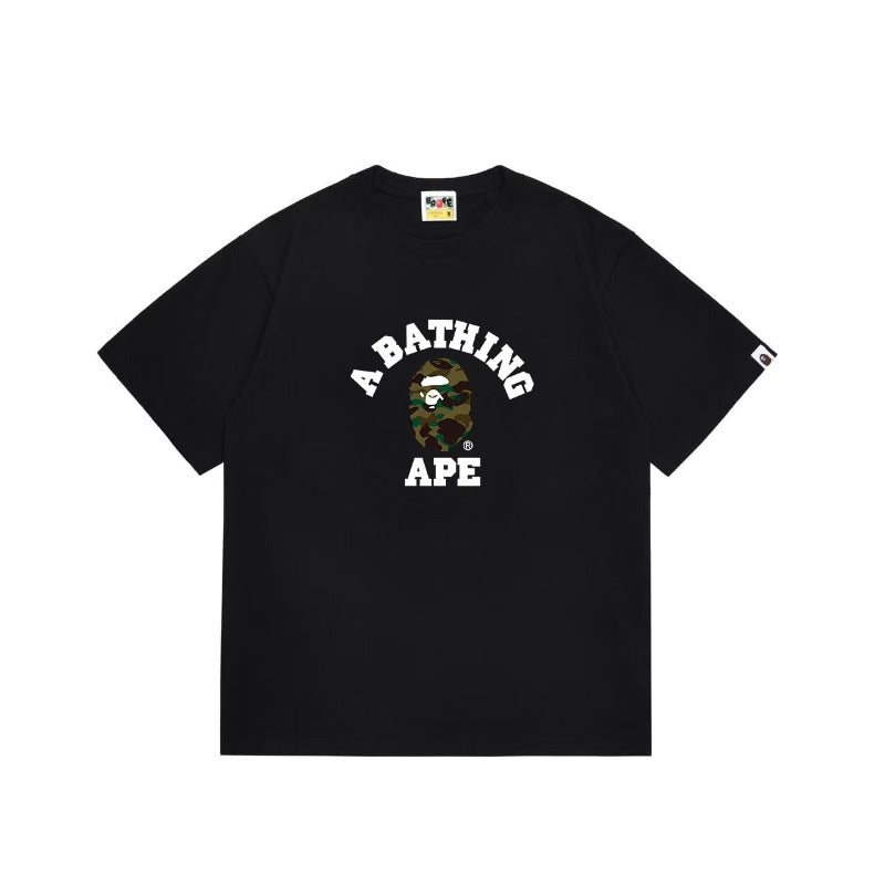 Bathing Shark print T Shirts High-quality 100% cotton streetwear