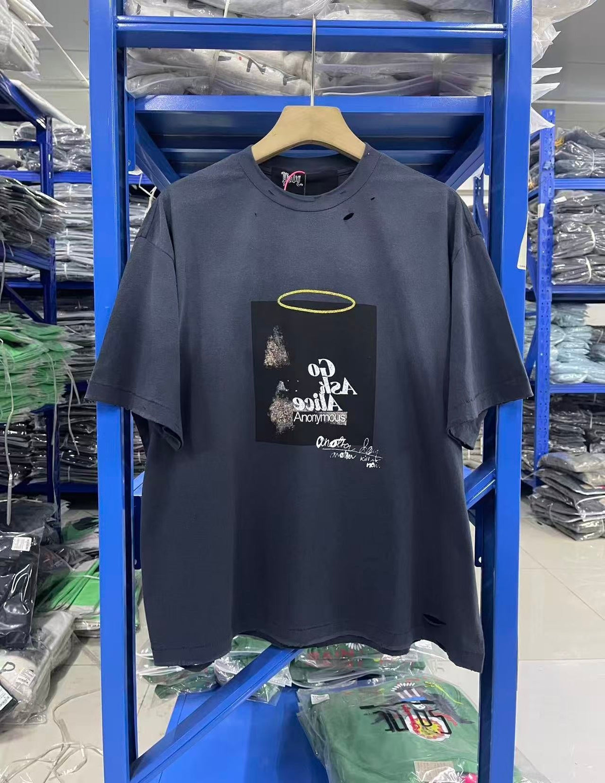 Paly Hollywood T Shirts Heavyweight high-quality pure cotton streetwear