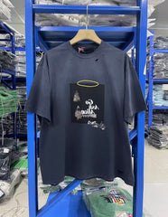 Paly Hollywood T Shirts Heavyweight high-quality pure cotton streetwear