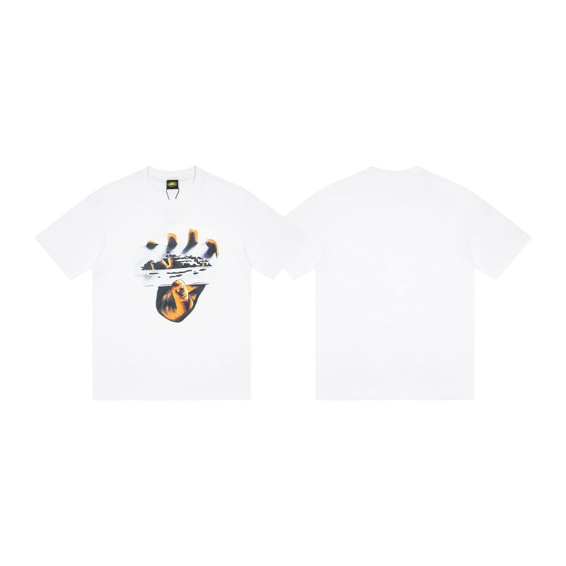 CORTEIZ T-shirt Y2K Heavyweight Razor Blade Alcatraz Print Oversized Streetwear T-Shirt