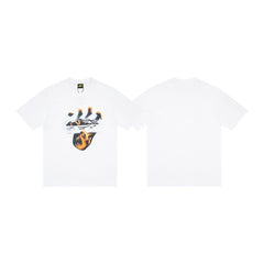 CORTEIZ T-shirt Y2K Heavyweight Razor Blade Alcatraz Print Oversized Streetwear T-Shirt