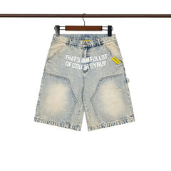 COUGH SYRUP Denim shorts Washable