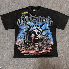 Godspeed T Shirts 100% pure cotton 260g fabric Streetwear fashion