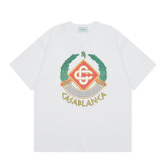 Casablanca T SHIRTS High-quality pure cotton streetwear