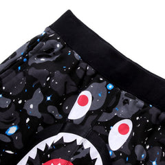 Bathing Shark print Shorts Shark Head Luminous Shorts Straight Beach