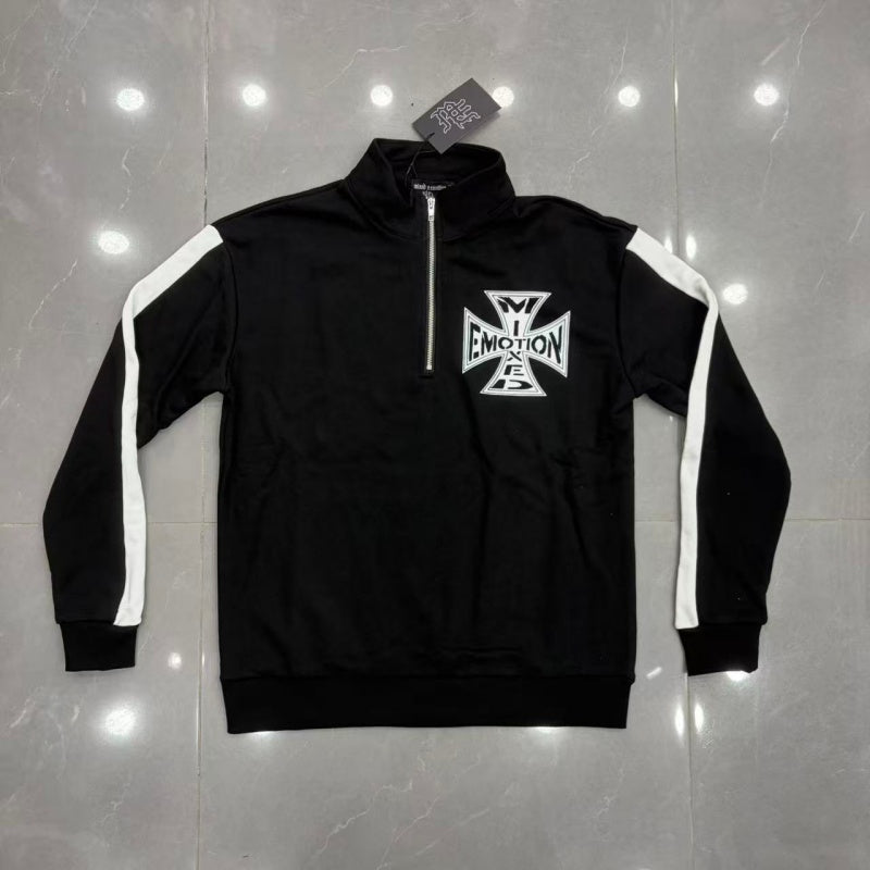 Mixed Emotion Jacket High-quality streetwear made from pure cotton