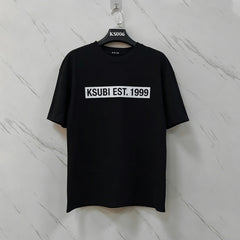 KSUBI T SHIRTS High-quality 260g 32-count double-yarn pure cotton streetwear—suitable for all seasons.
