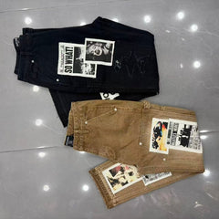 Mixed Emotion jeans High-quality streetwear made from pure cotton