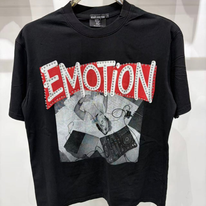 MIXED EMOTION T SHIRTS High-quality streetwear made from 260g pure cotton