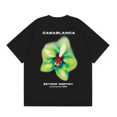 Casablanca T SHIRTS High-quality pure cotton streetwear