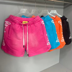 Godspeed Shorts Vertical Script Logo Elastic Waist Beach Shorts