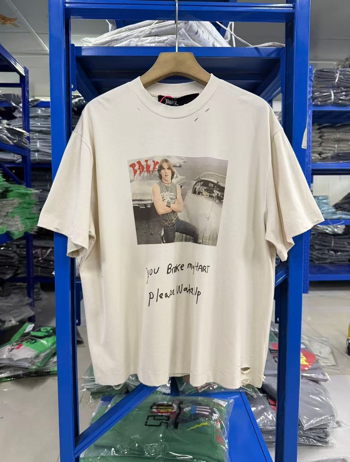Paly Hollywood T Shirts Heavyweight high-quality pure cotton streetwear