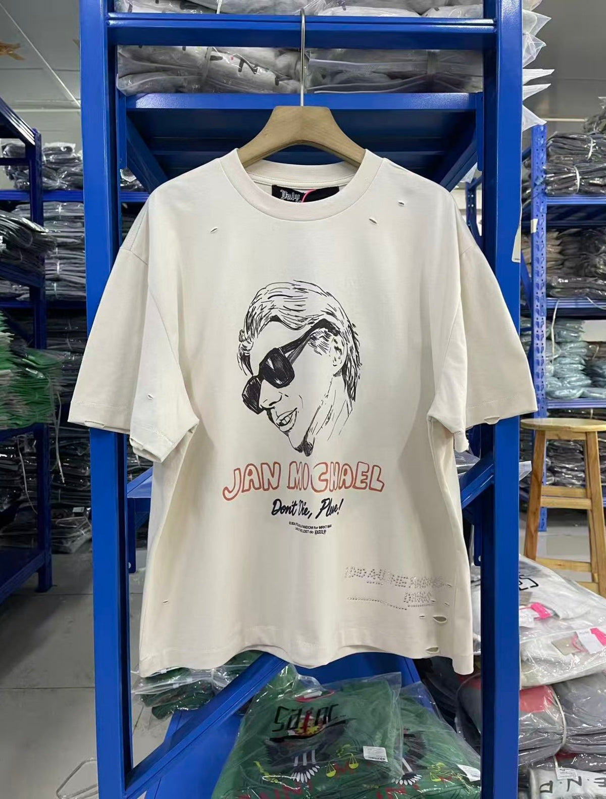 Paly Hollywood T Shirts Heavyweight high-quality pure cotton streetwear